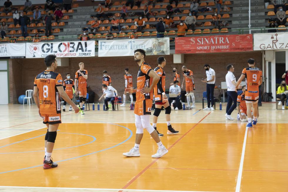 Último partido de Partido de 'play off' de semifinal de Superliga entre CV Teruel y el Unicaja Costa de Almería.