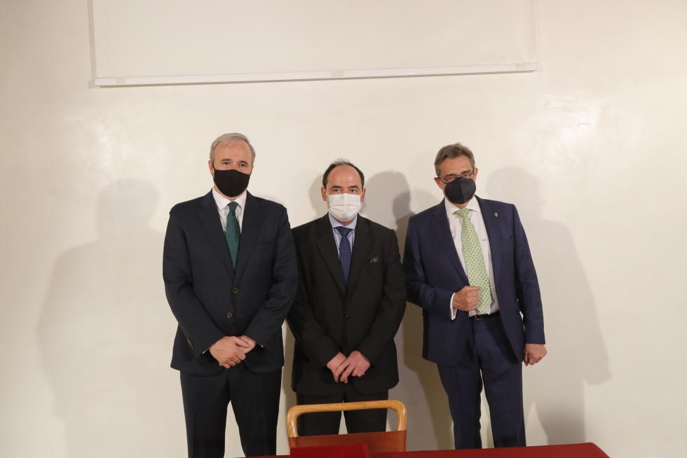 Foto de la entrega de las distinciones -Medalla de Oro, Hijos Predilectos e Hijos Adoptivos- del Ayuntamiento de Zaragoza 2020