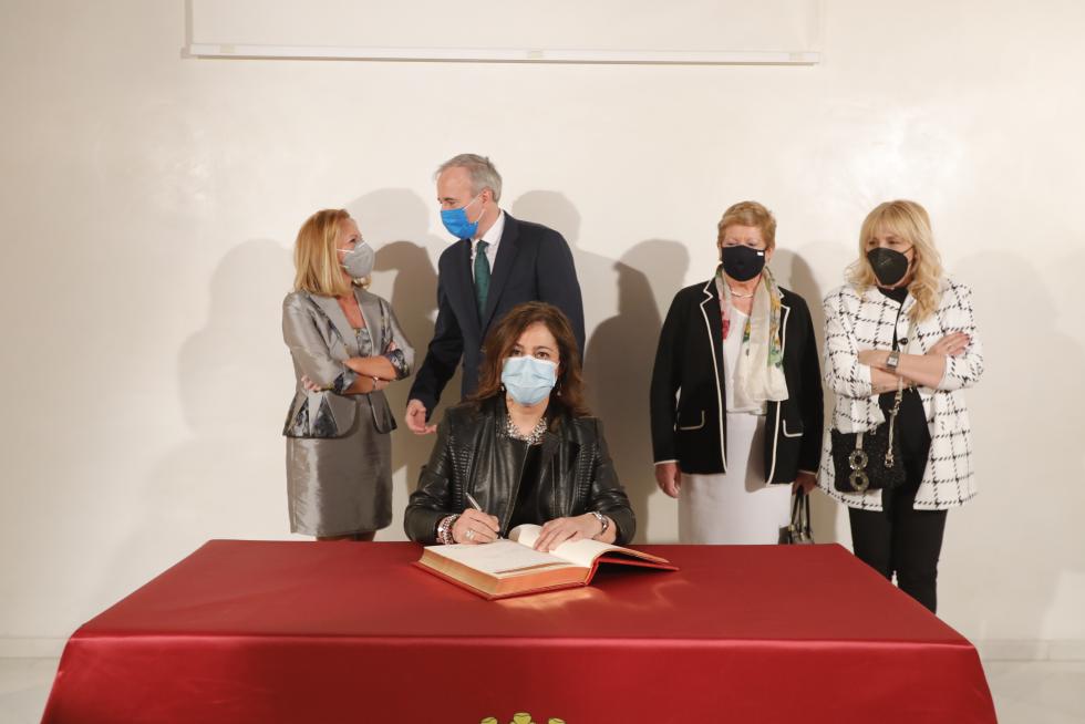 Foto de la entrega de las distinciones -Medalla de Oro, Hijos Predilectos e Hijos Adoptivos- del Ayuntamiento de Zaragoza 2020