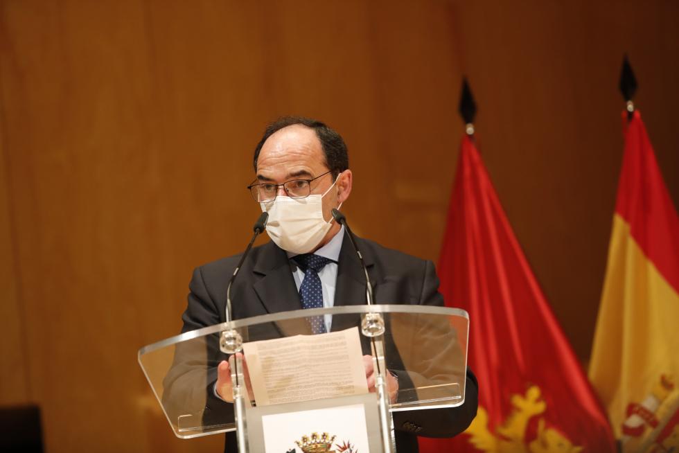 Foto de la entrega de las distinciones -Medalla de Oro, Hijos Predilectos e Hijos Adoptivos- del Ayuntamiento de Zaragoza 2020