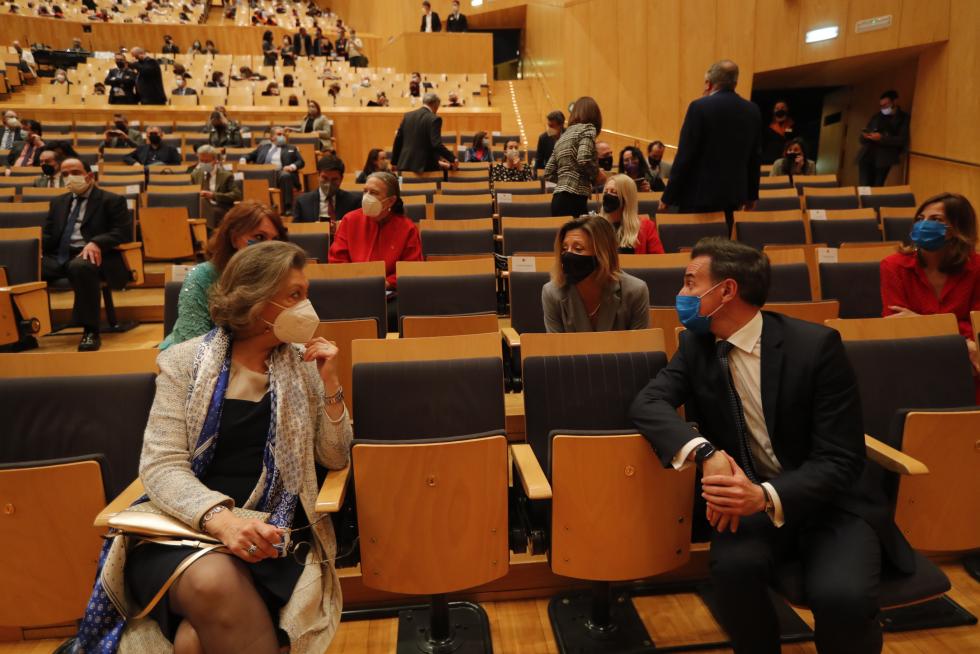 Foto de la entrega de las distinciones -Medalla de Oro, Hijos Predilectos e Hijos Adoptivos- del Ayuntamiento de Zaragoza 2020
