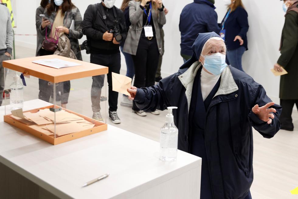 Elecciones en Madrid, en imágenes.