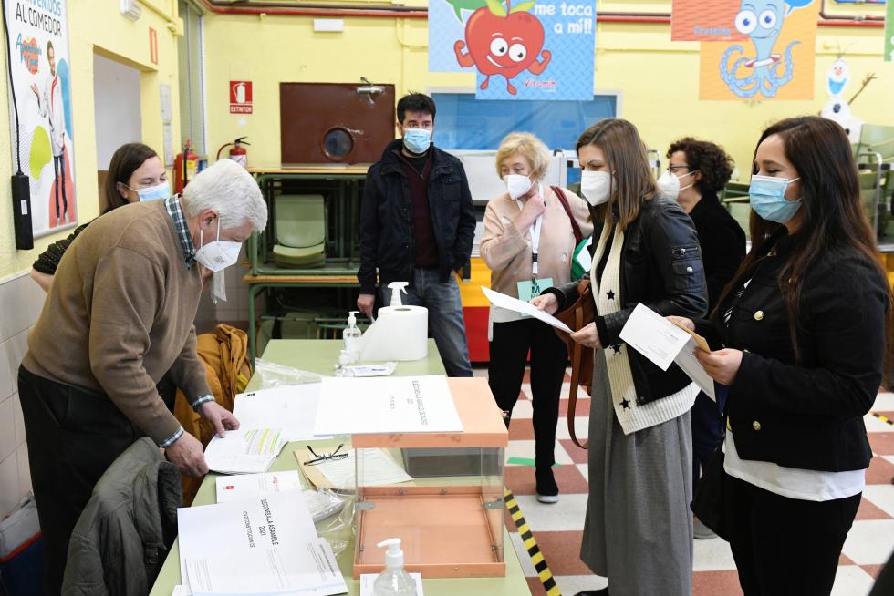 Elecciones en Madrid, en imágenes.