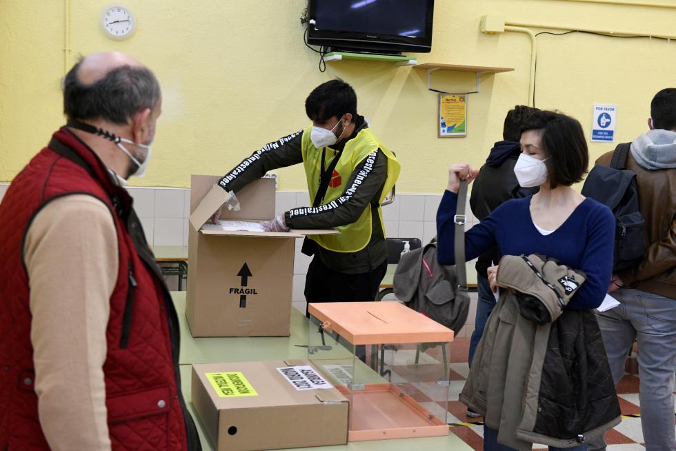Elecciones en Madrid, en imágenes.