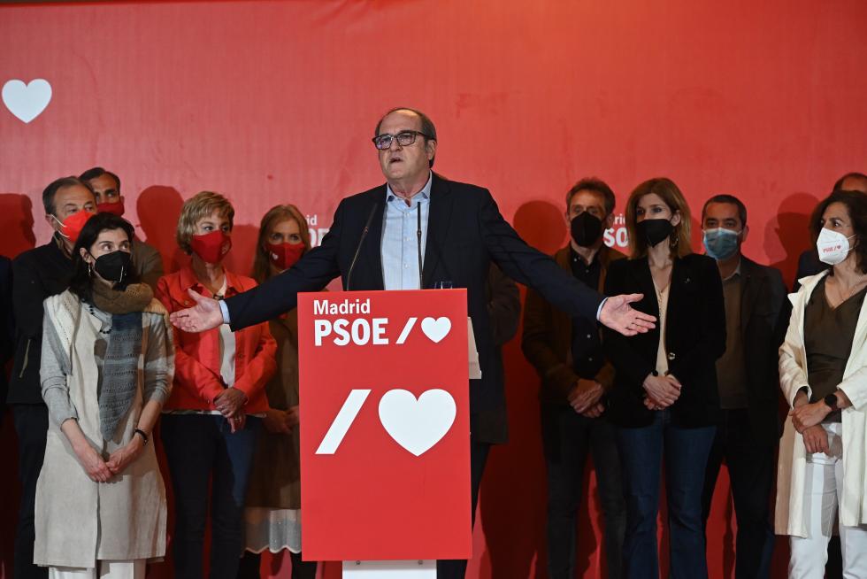 El candidato del PSOE a la Presidencia de la Comunidad de Madrid, Angel Gabilondo