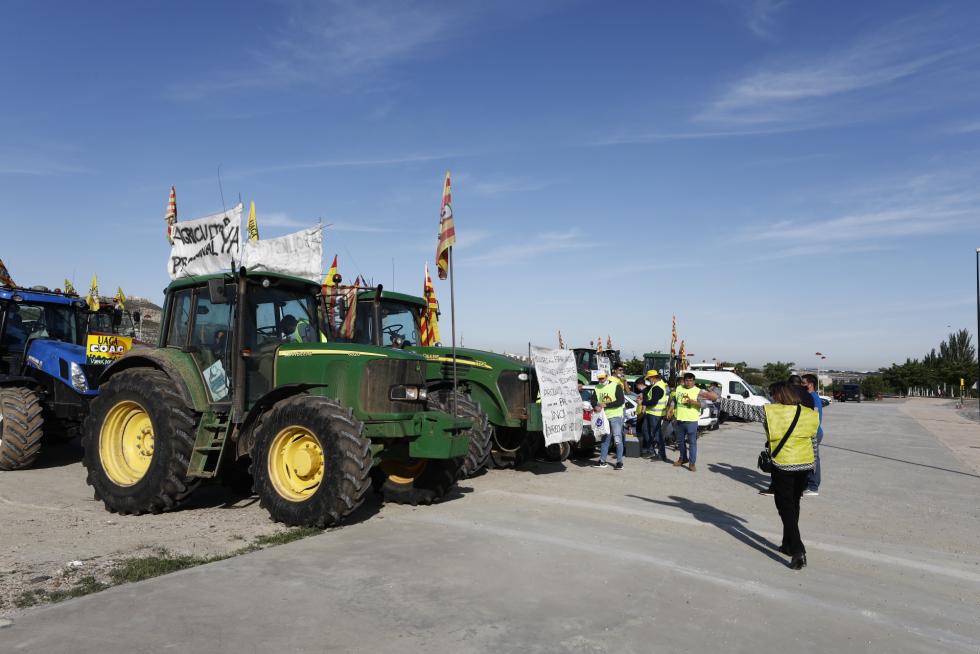 Manifestación por la PAC en Zaragoza, Ejea y Cariñena