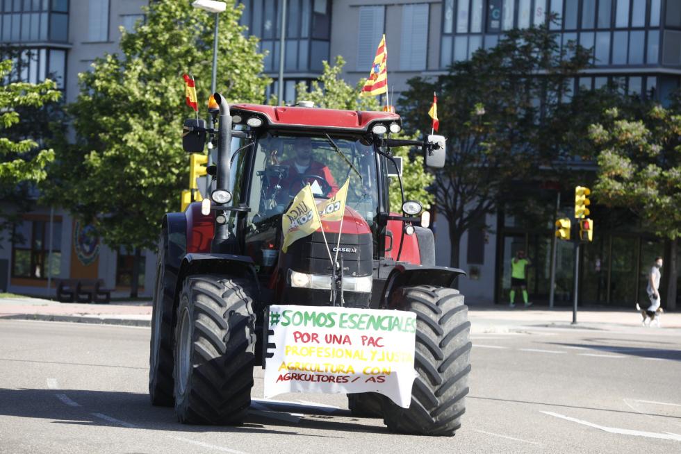 Manifestación por la PAC en Zaragoza, Ejea y Cariñena