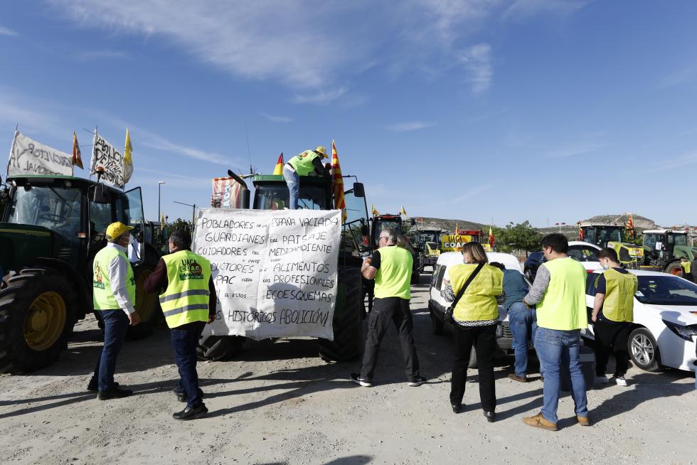 Manifestación por la PAC en Zaragoza, Ejea y Cariñena