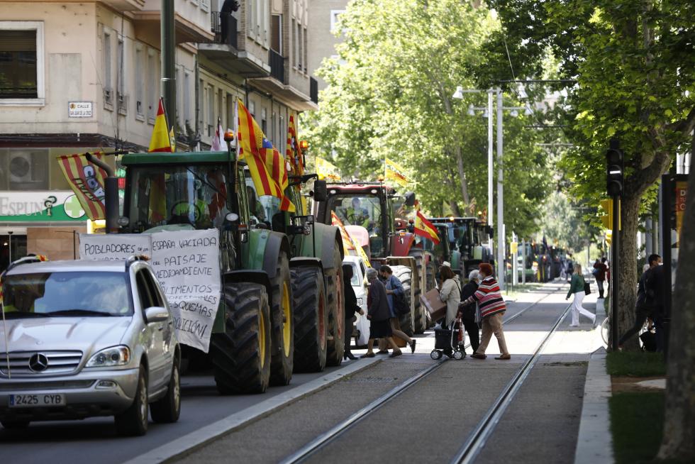 Galería de los tractores en Zaragoza