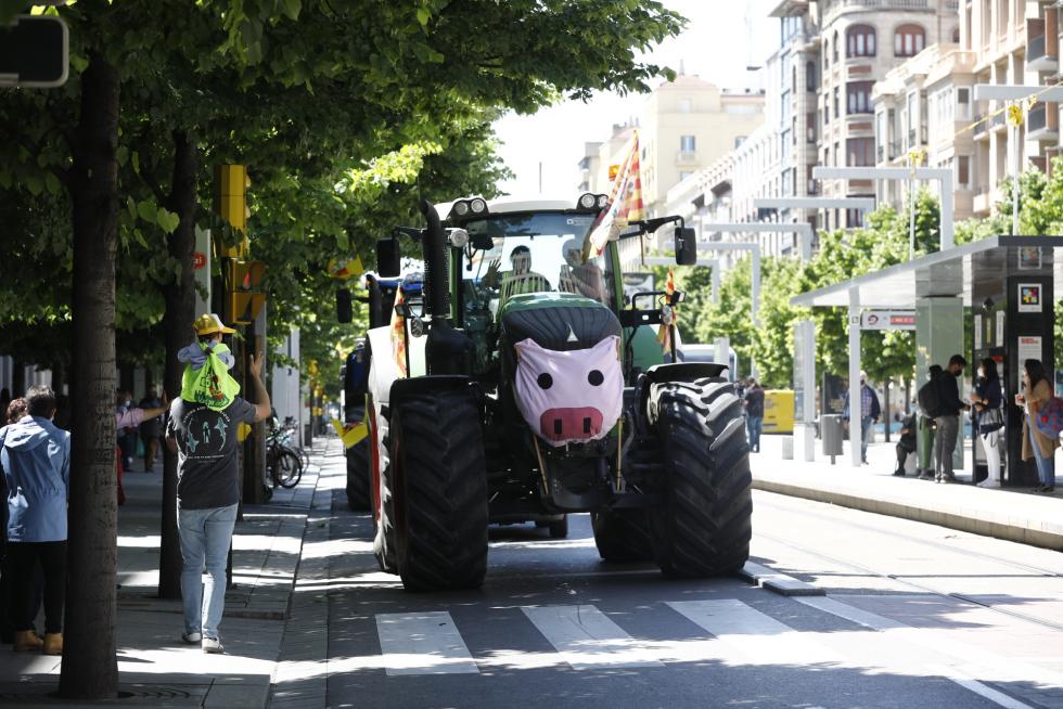 Galería de los tractores en Zaragoza