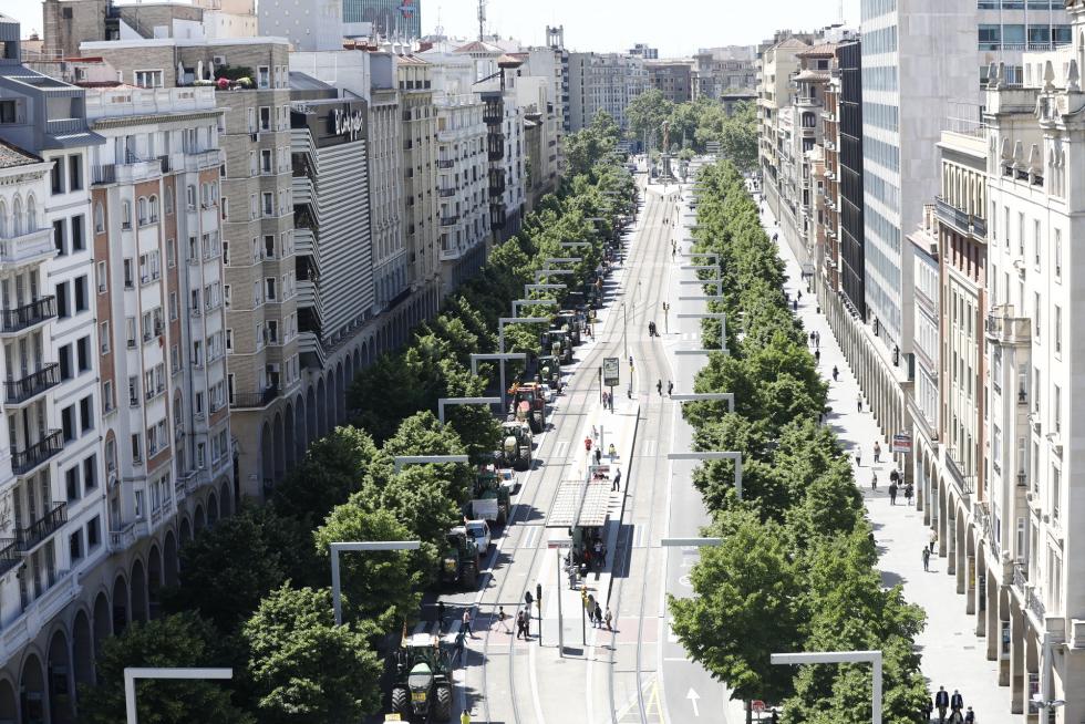 Galería de los tractores en Zaragoza