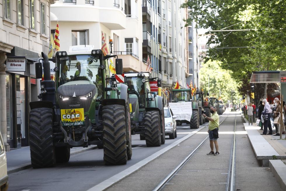 Galería de los tractores en Zaragoza