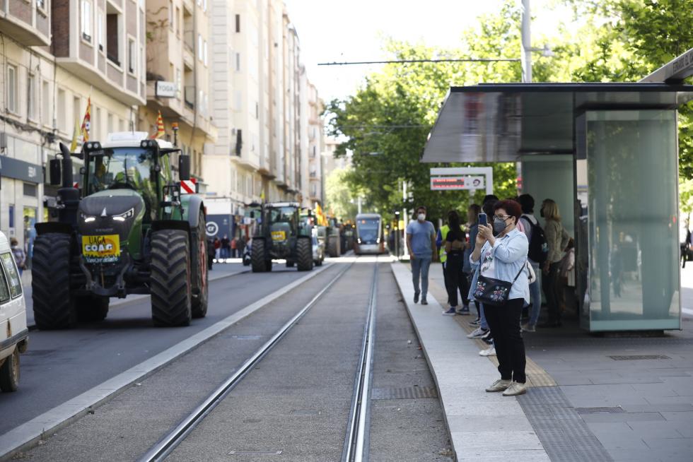Galería de los tractores en Zaragoza