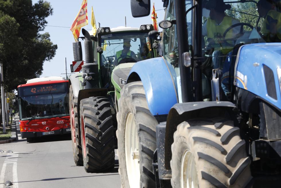 Galería de los tractores en Zaragoza