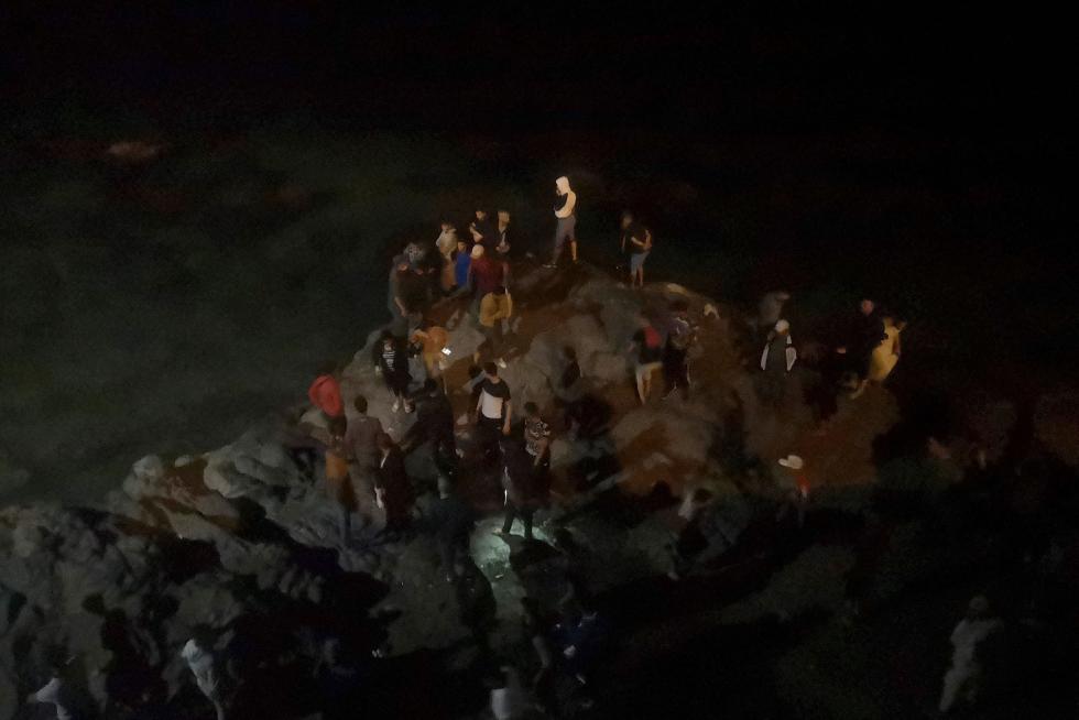 Llegada masiva de migrantes a Ceuta.