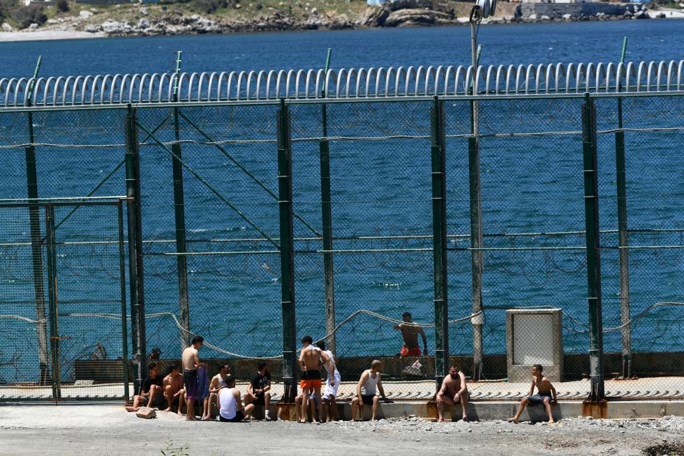 Llegada masiva de migrantes a Ceuta.