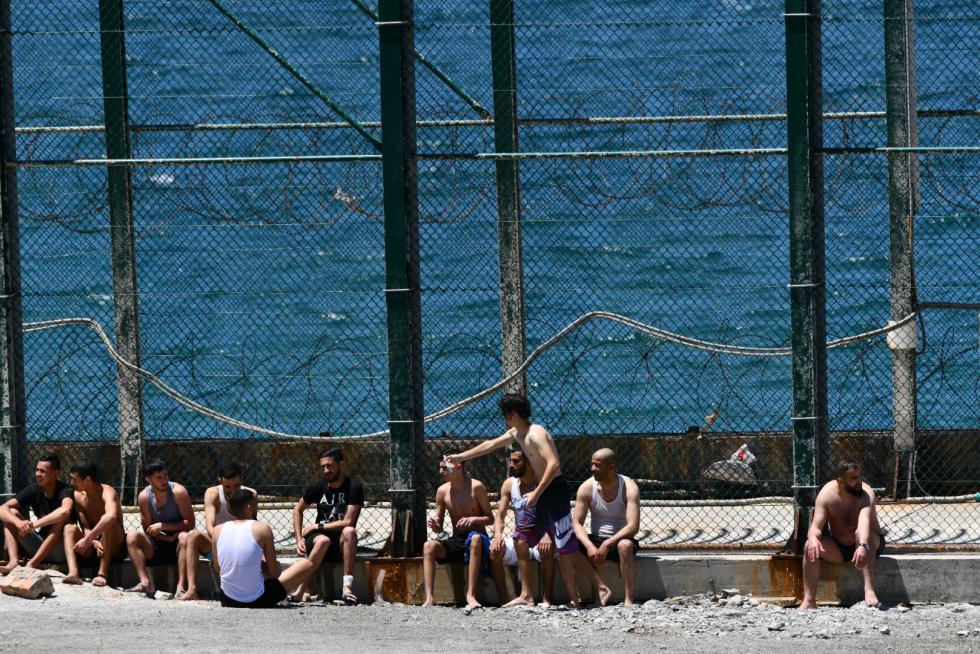 Llegada masiva de migrantes a Ceuta.