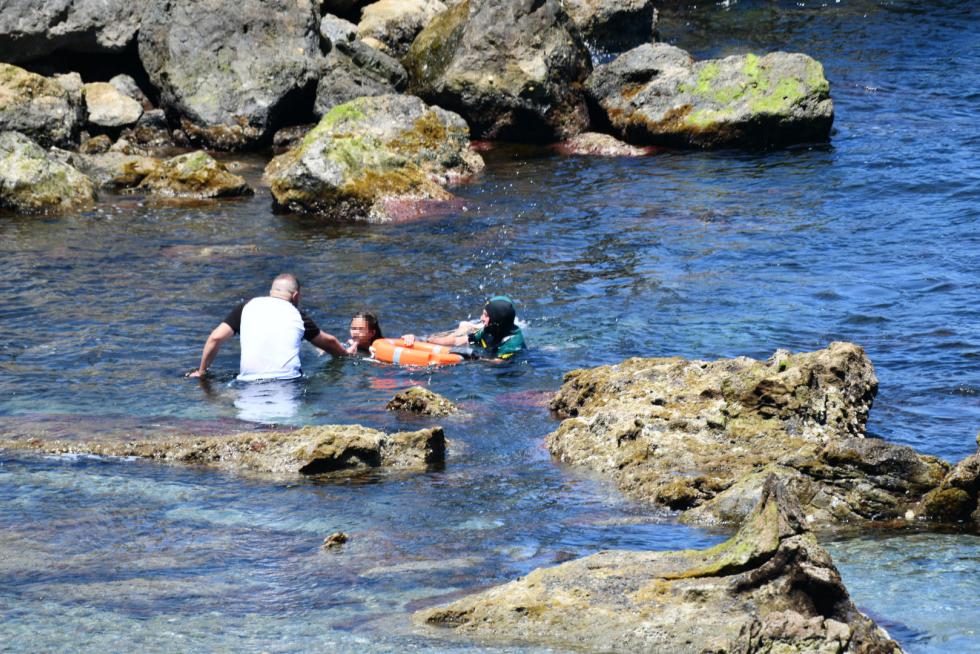 Llegada masiva de migrantes a Ceuta.