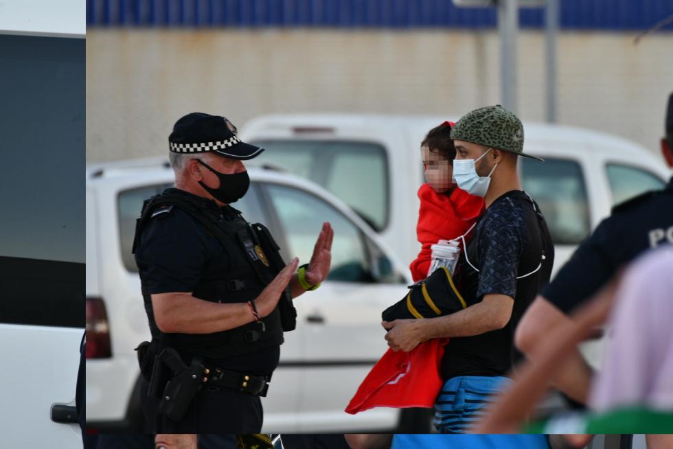Llegada masiva de migrantes a Ceuta.