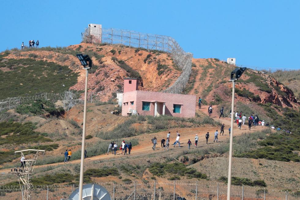 Frontera del Tarajal con Marruecos