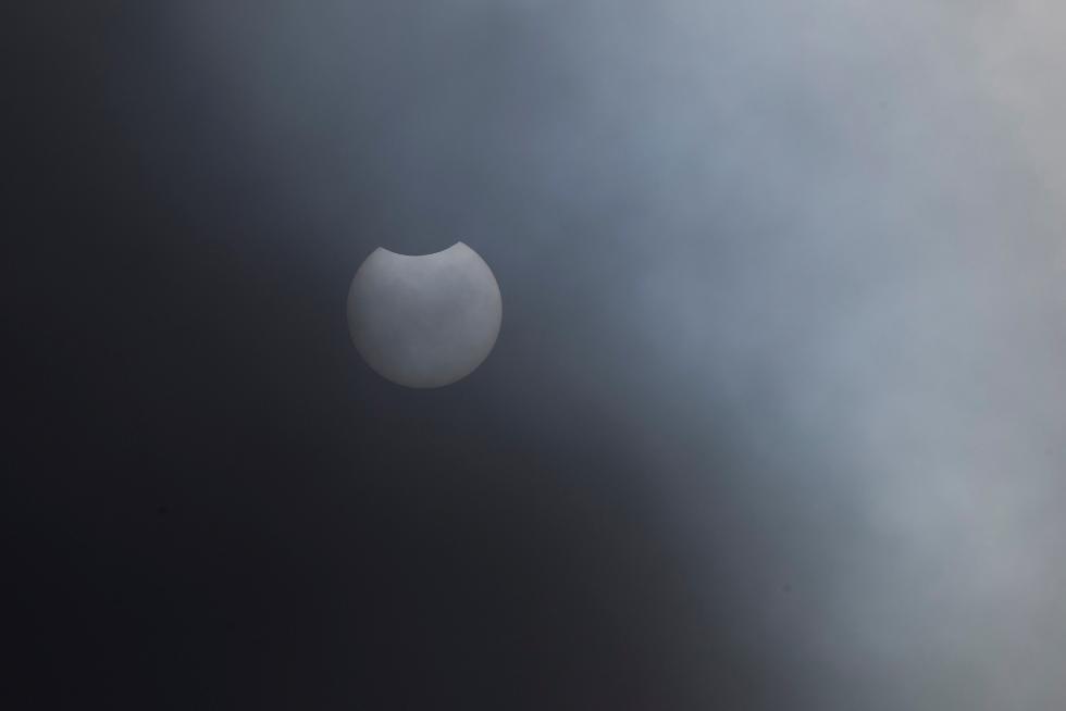El eclipse solar es solo parcial en España y mayor cuanto más al norte