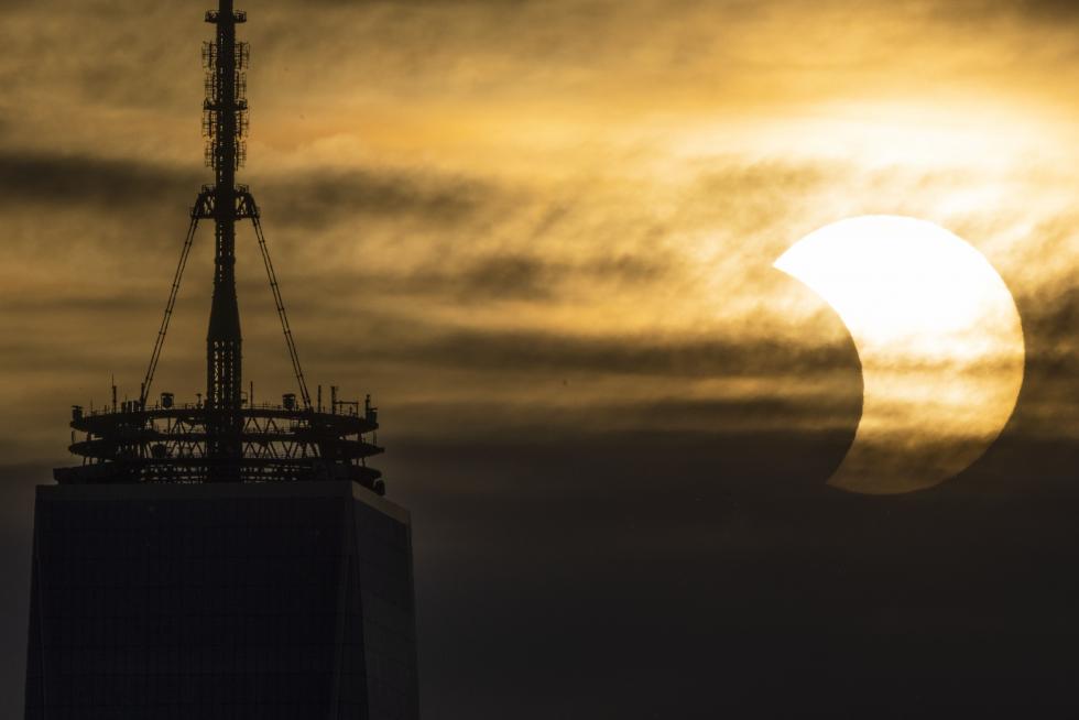 Partial Solar Eclipse in New York