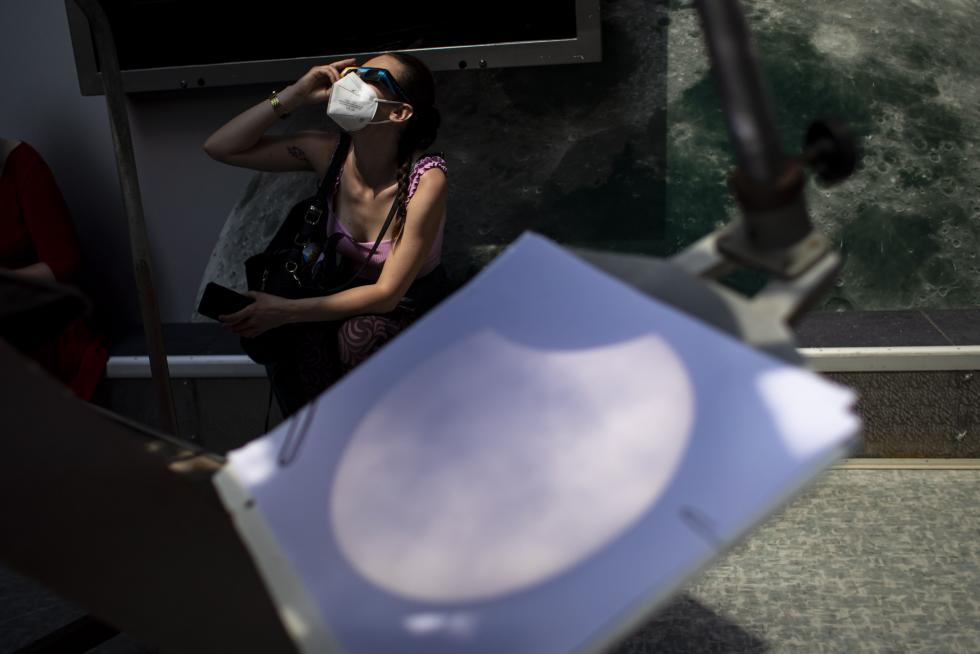 Partial Solar Eclipse in Prague