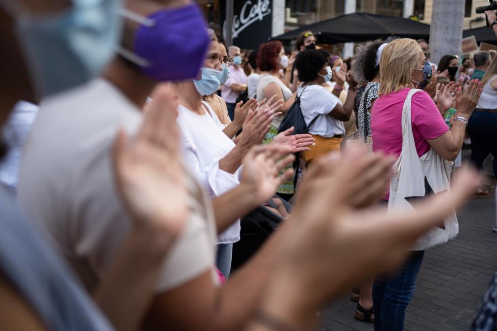 Concentraciones en diferentes ciudades de España contra la violencia machista