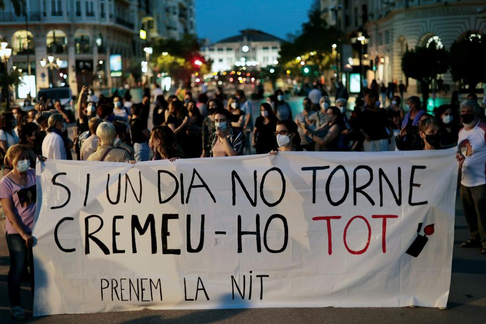 Concentraciones en diferentes ciudades de España contra la violencia machista