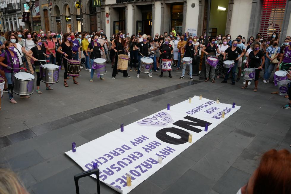 Concentraciones en diferentes ciudades de España contra la violencia machista