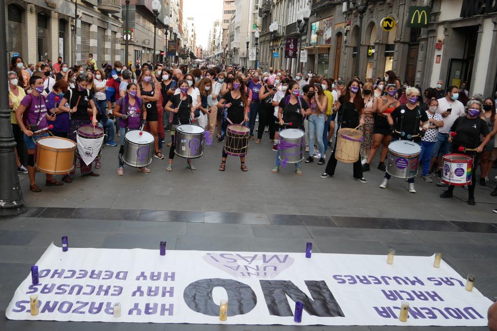 Concentraciones en diferentes ciudades de España contra la violencia machista