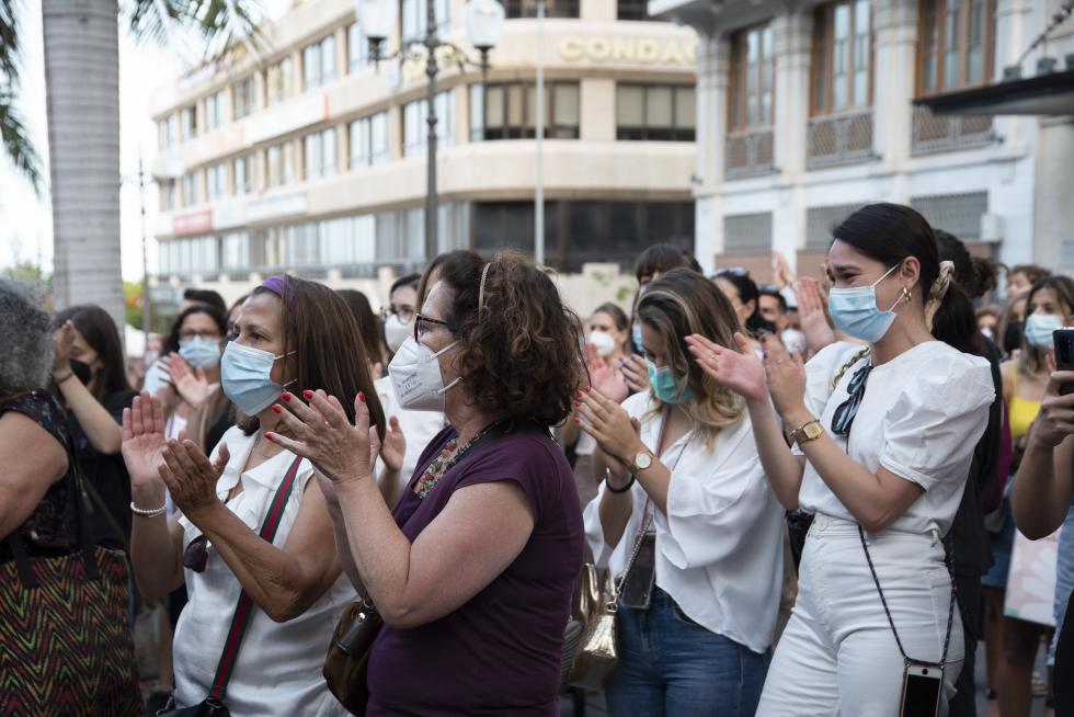 Concentraciones en diferentes ciudades de España contra la violencia machista