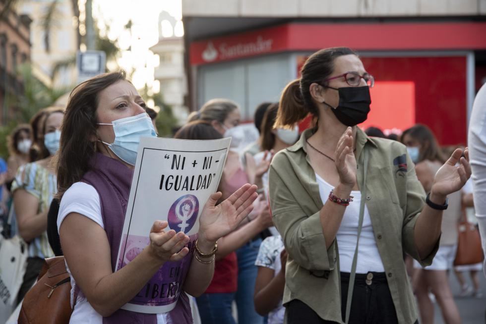 Concentraciones en diferentes ciudades de España contra la violencia machista