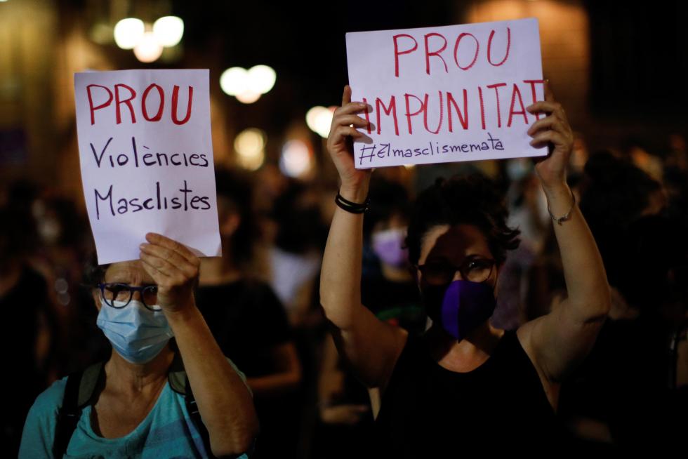 Concentraciones en diferentes ciudades de España contra la violencia machista