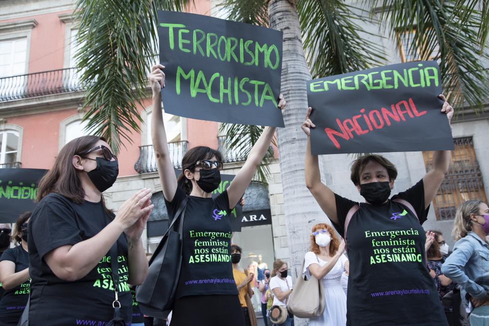 Concentraciones en diferentes ciudades de España contra la violencia machista