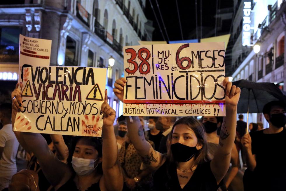 Concentraciones en diferentes ciudades de España contra la violencia machista