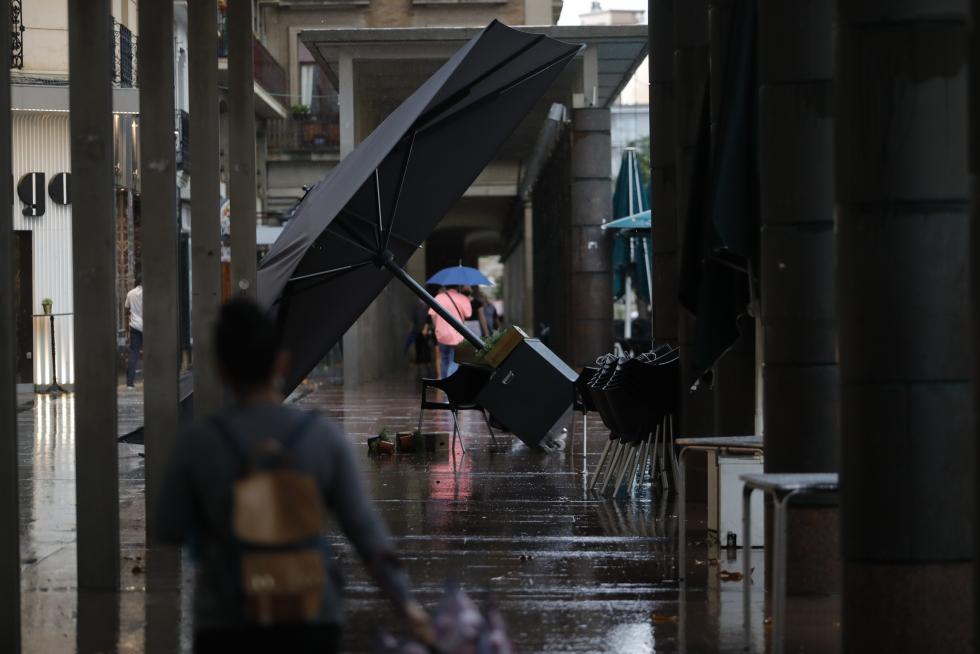 Fuerte tormenta en Zaragoza