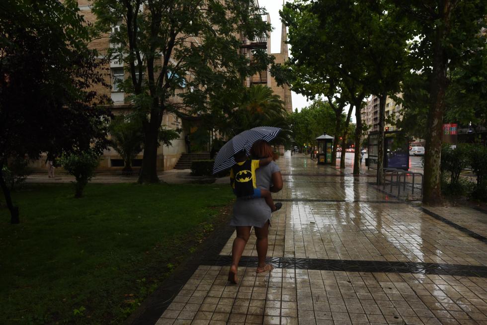 Tormenta en Zaragoza