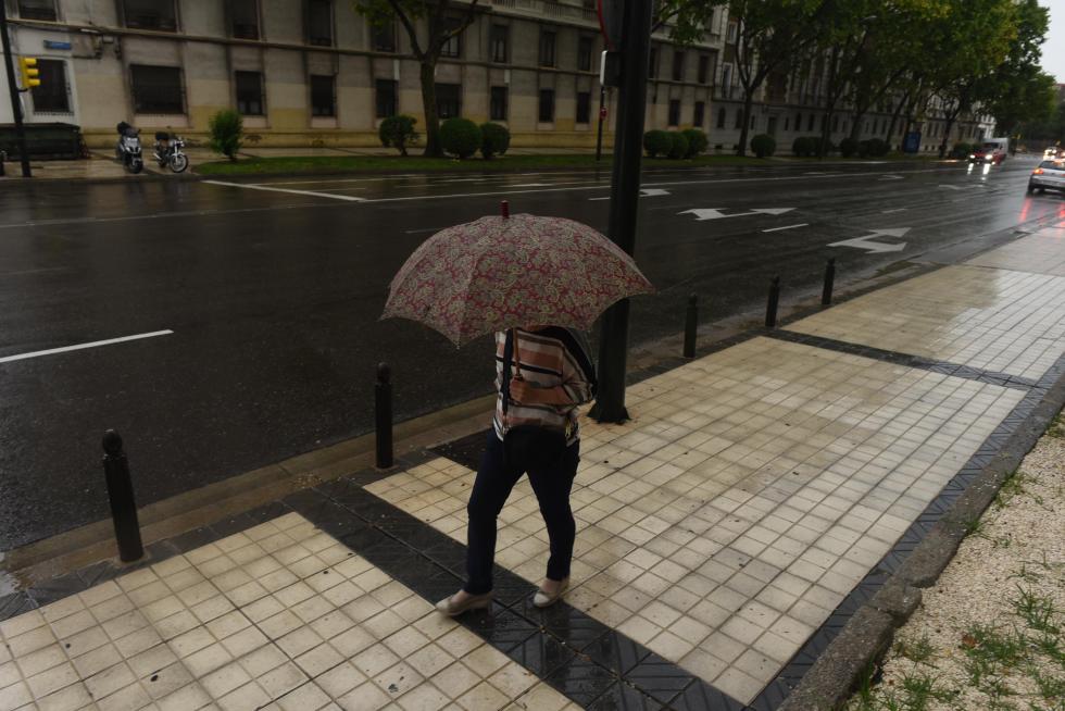 Tormenta en Zaragoza