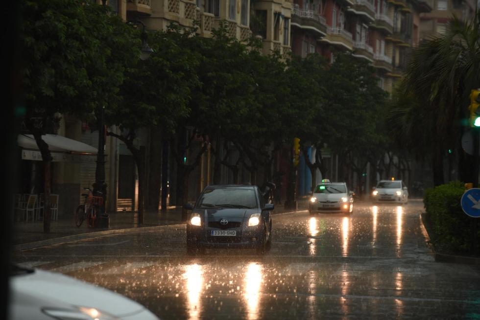 Tormenta en Zaragoza