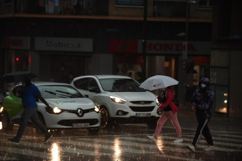 Tormenta en Zaragoza