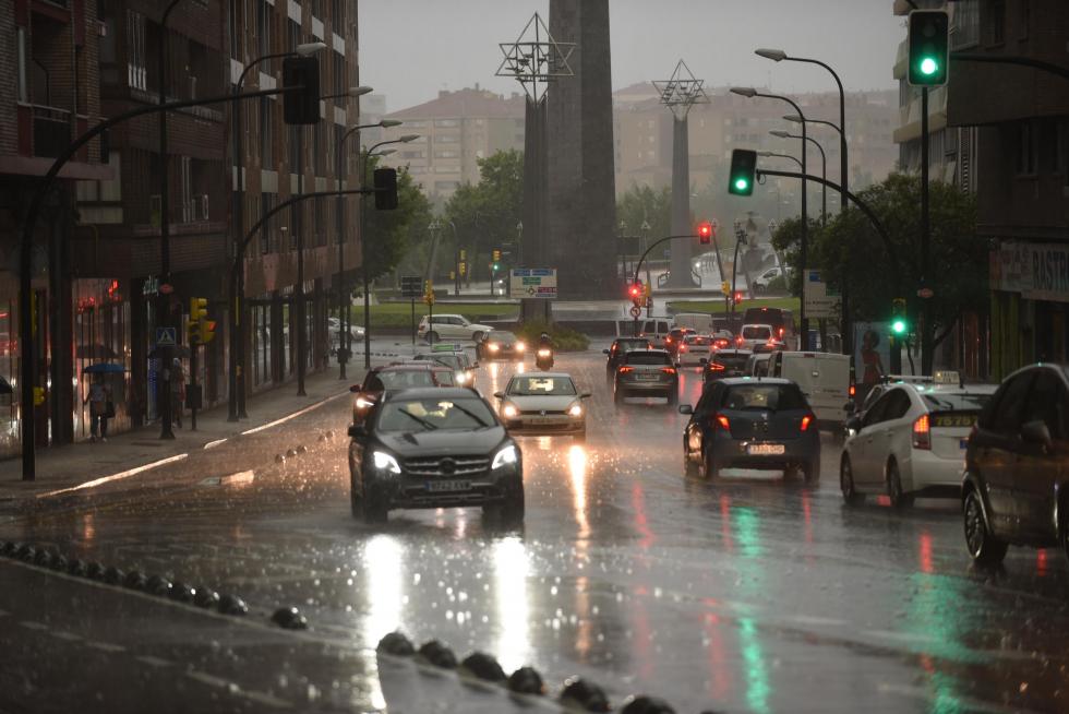 Tormenta en Zaragoza