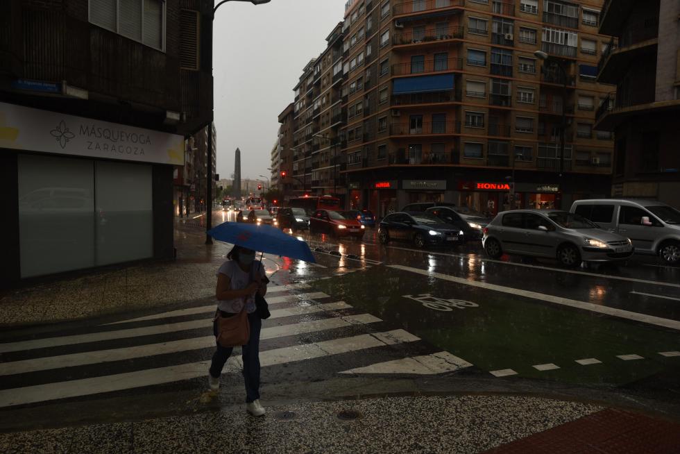 Tormenta en Zaragoza