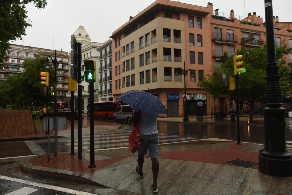 Tormenta en Zaragoza