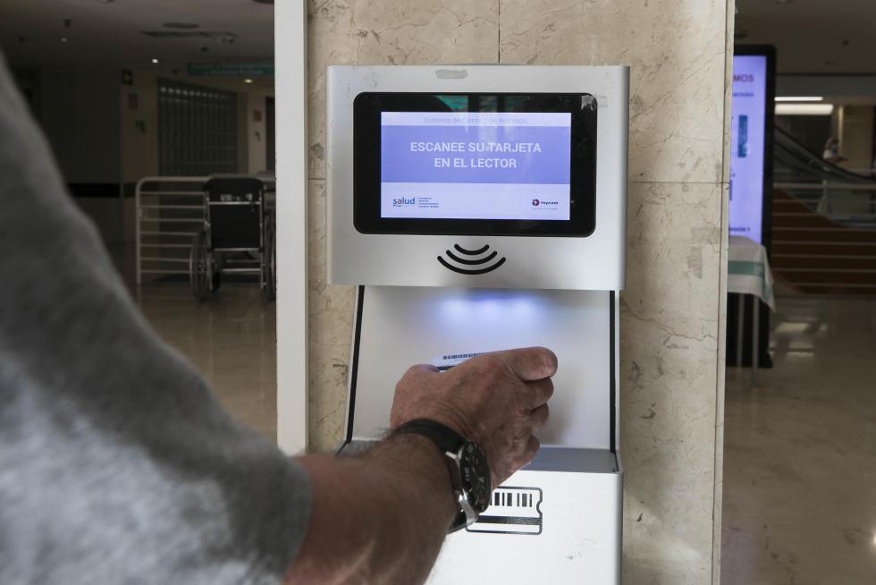 Fotos Nuevo sistema de control de accesos del Hospital Clínico de