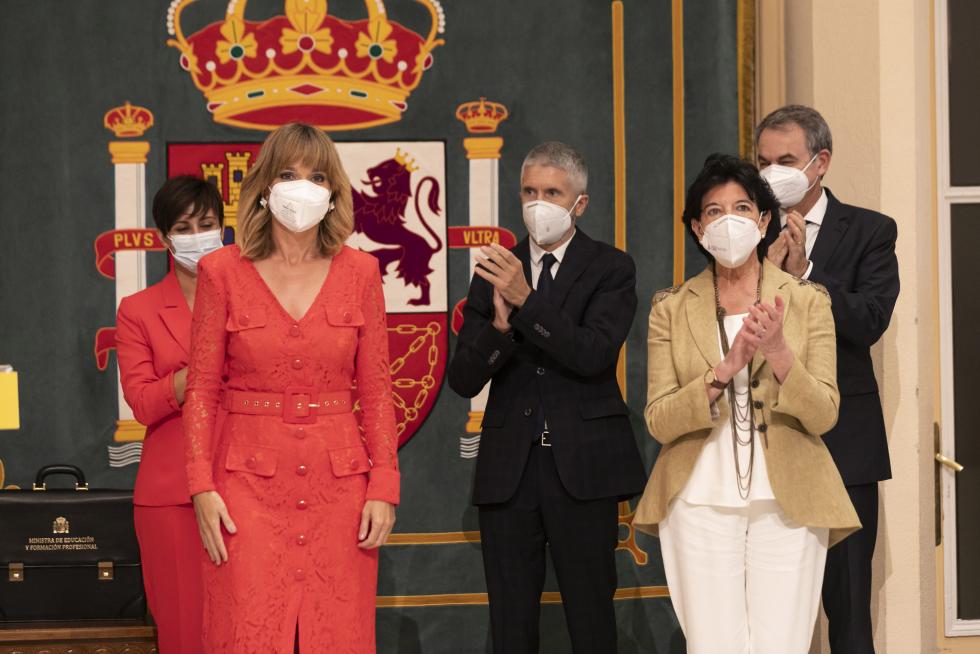 Toma de posesión de Pilar Alegría como ministra de Educación