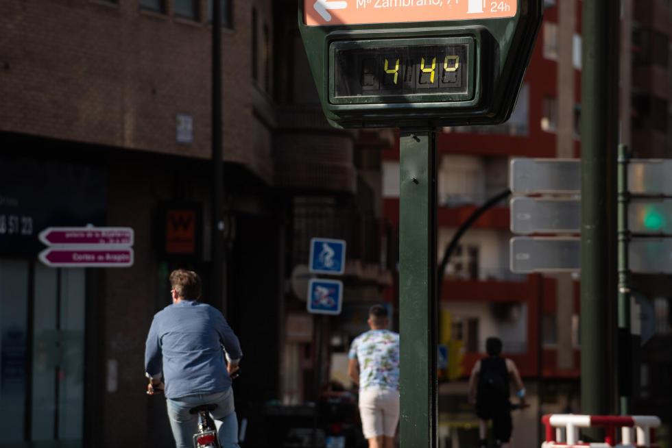 Calor extremo en Zaragoza