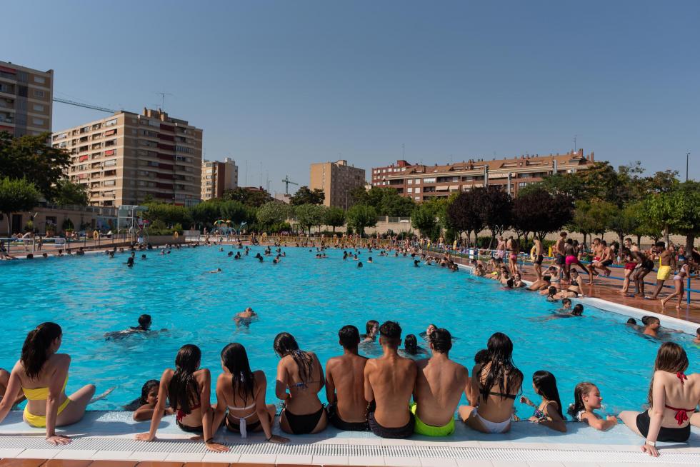 Calor extremo en Zaragoza
