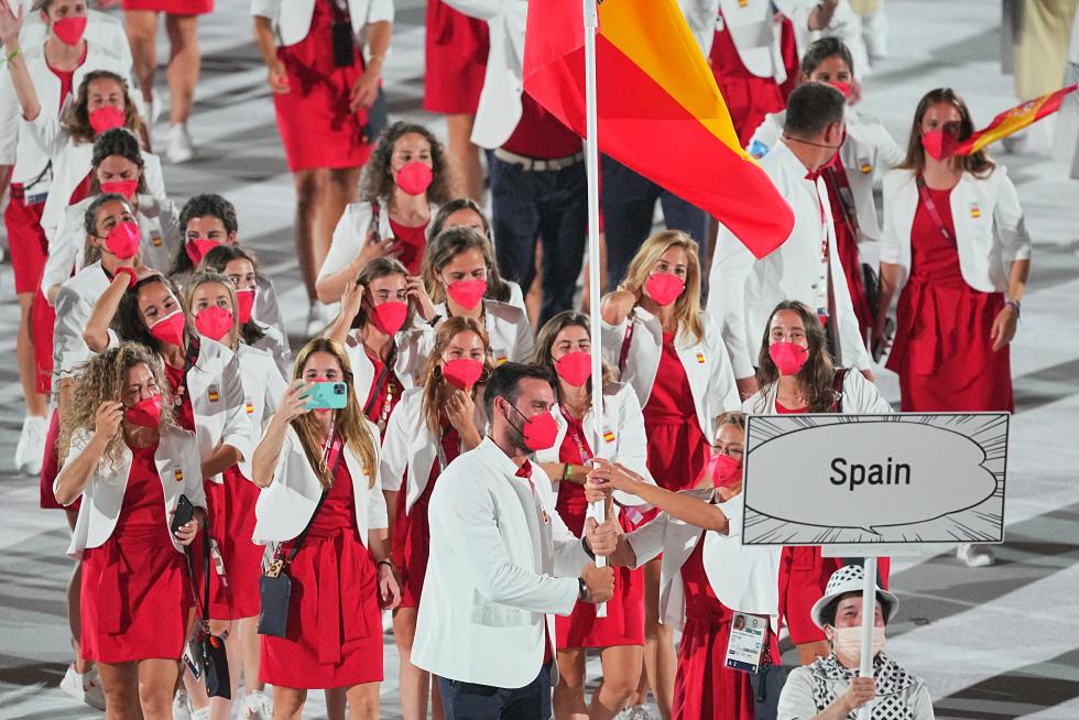Saul Craviotto y Mireia Belmonte al frente de la delegación española