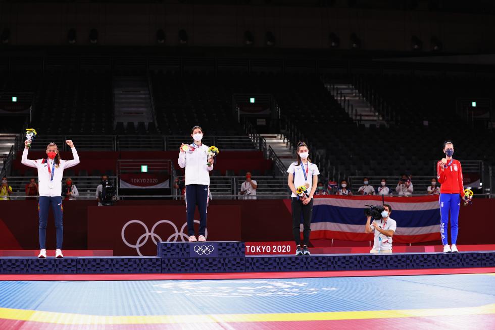 Taekwondo - Women's Flyweight - 49kg - Medal Ceremony